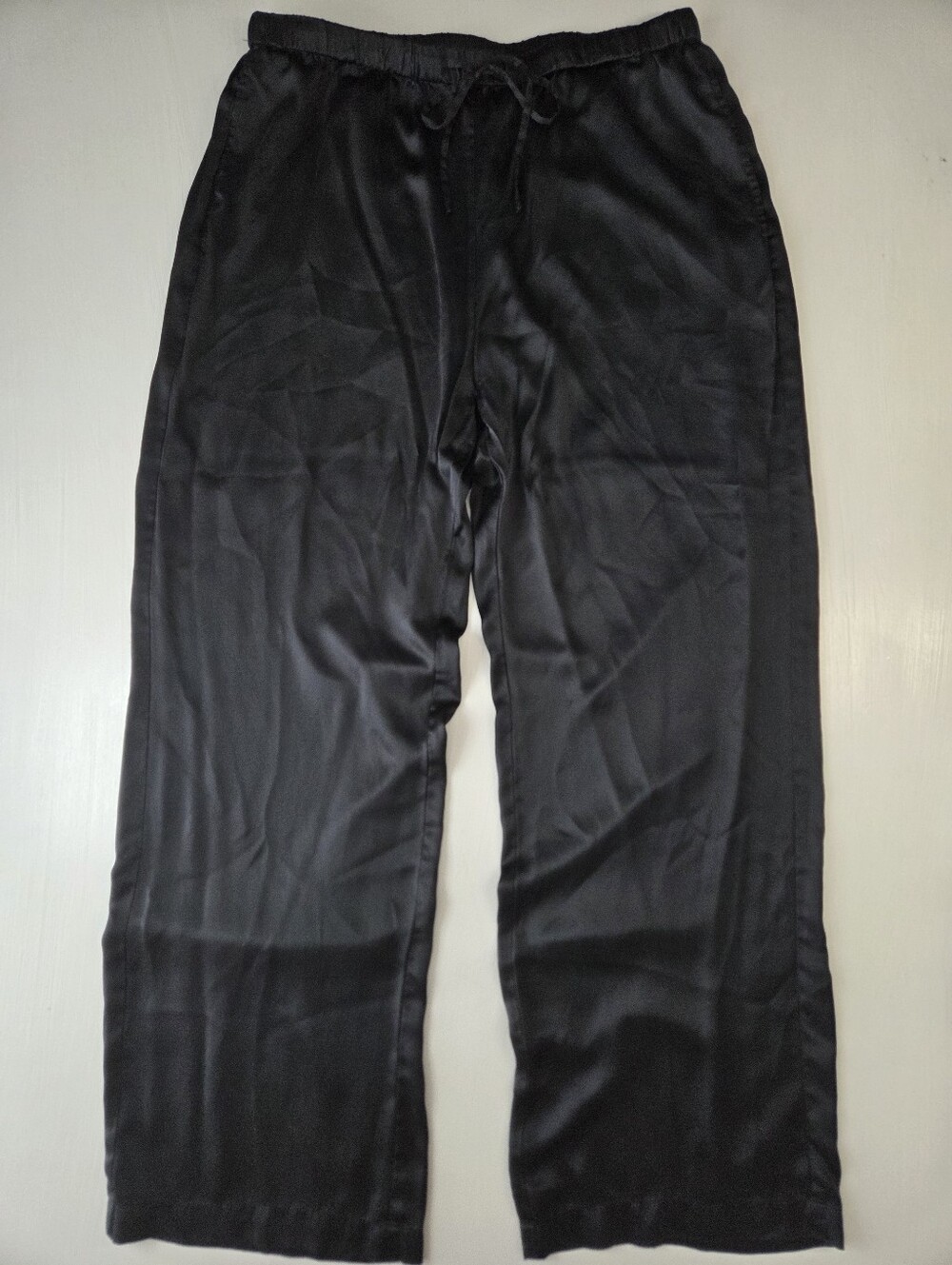 Quince 100% Washable Silk Drawstring Wide Leg Pants